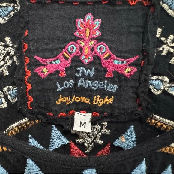 Johnny Was Embroidered Size Medium Blouse - Picture 3 of 3